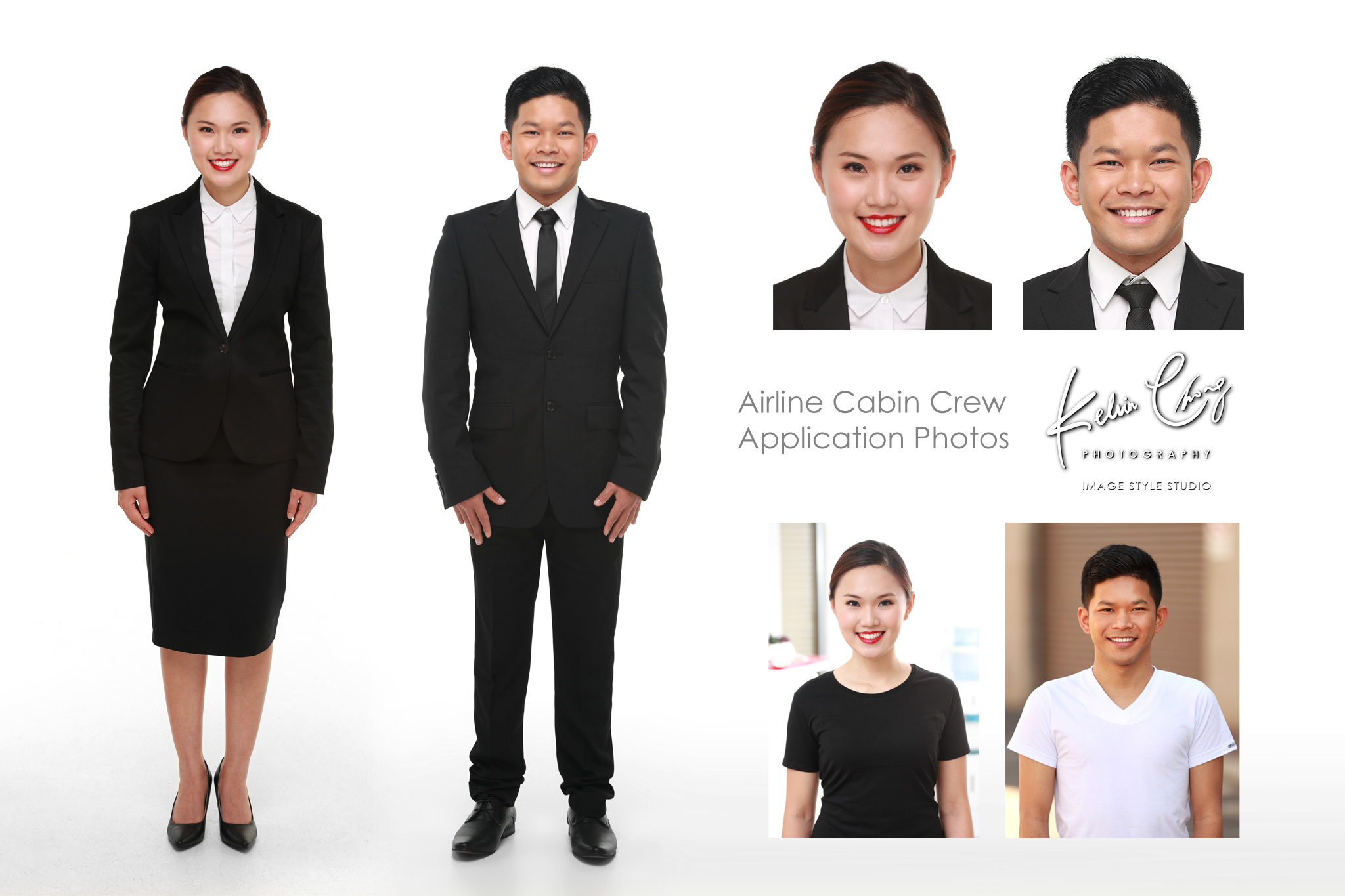 Interview Headshots for Cabin Crew